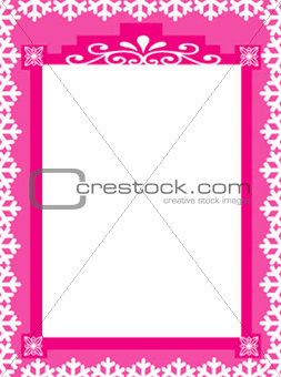 pink letter paper bank