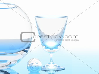 Glass and Bowl