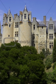 Castle walls montreuil-bellay