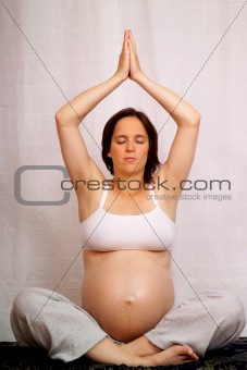 yoga on couch