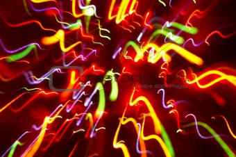 abstract background: colored light motion blurs #5