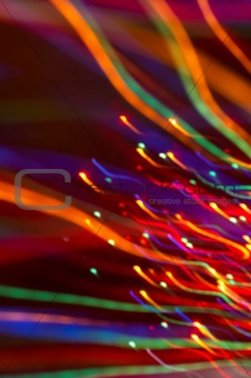 abstract background: colored light motion blurs #7