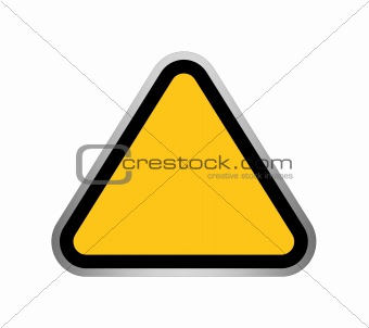 Blank Hazard Sign