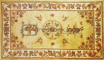 traditional chinese textile and carpet pattern prints background
