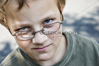young attractive adolescent boy