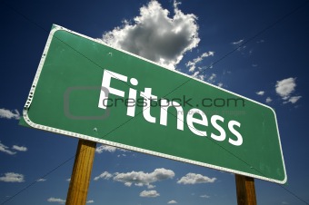 Fitness Road Sign