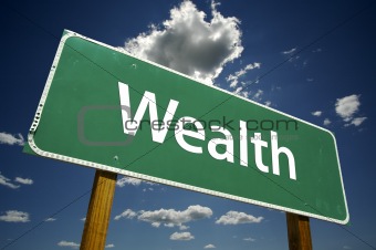 Wealth Road Sign