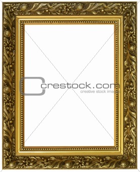 horizontal golden frame