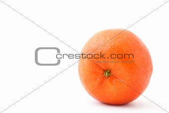 fresh mandarin on white