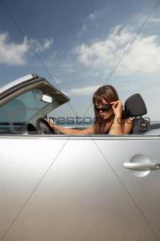 Girl and Car