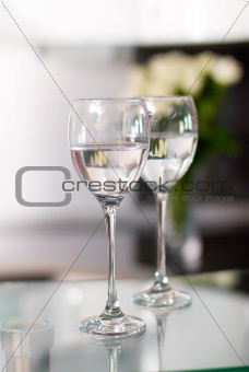 Two cups for wine