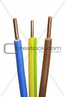 Electrical Cable Wire Isolated