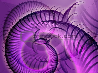 Swirly spiral grunge