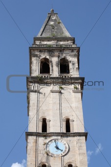 The church, Perast, Kotor bay, Montenegro