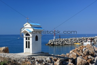 Tiny Chapel Over the Port Entrance