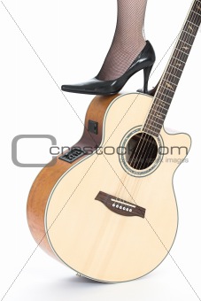 Stilettos and guitar
