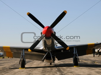 Wartime fighter plane