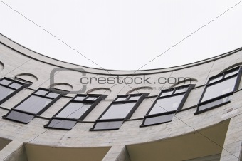 Curved Gallery Building