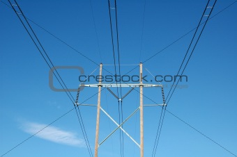 Closeup of Power Lines