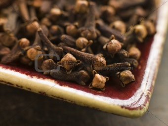 Plate of Whole Cloves