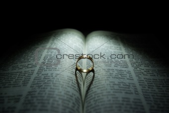Wedding Ring and Bible