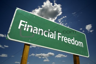 Financial Freedom Road Sign