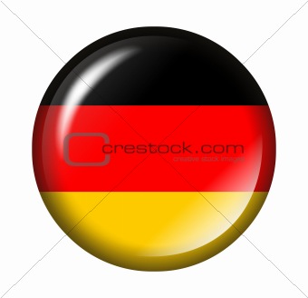 German flag button with 3d effect