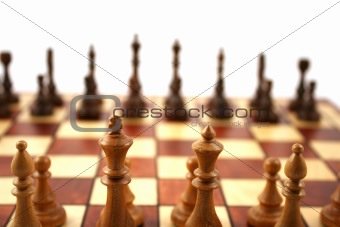 chess on chessboard