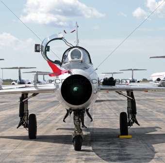 Jetfighter front view