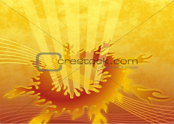 abstract flame background