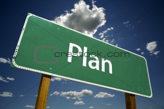 Plan Road Sign