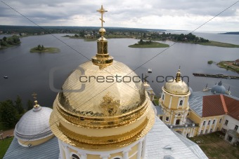 Gold domes of orthodox church (1)