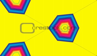 Yellow And Blue Seamless Tile Background