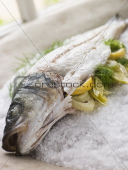 Whole Seabass Roasted in a Sea Salt Crust with Fennel