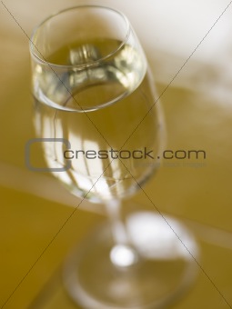 Glass of Spanish Dry Sherry