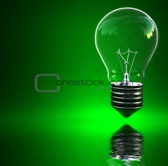 green light eco bulb