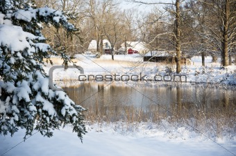 Rural Snow Scene