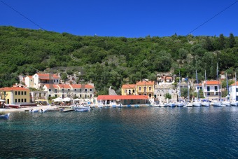 Fiskardo on the Ionian island of Lefkas Greece