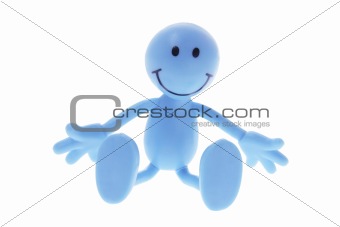 Smiley Rubber Figure