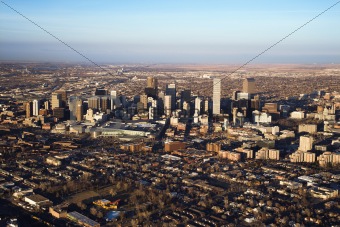 Cityscape of Denver, Colorado, USA.