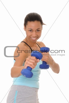 African American Health And Fitness Girl