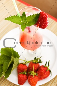 Strawberry cocktail