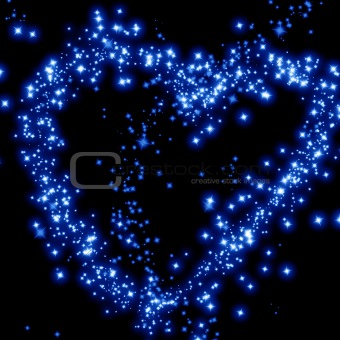 stars in the shape of a heart
