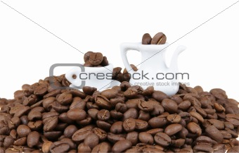 Coffee beans abstract