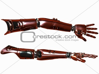 Cyber Arm-Red Metal