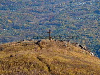 pathway to the rood on the mountain top 