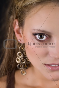 Female Face Close-up