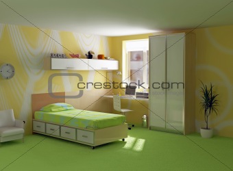 childroom modern interior 