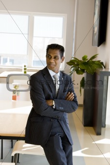 Indian Business Man with Arms Folded