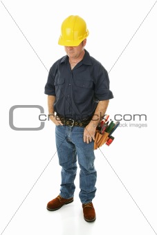 Construction Worker Depressed